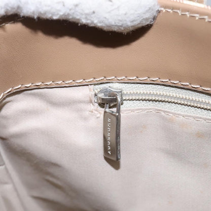 Burberry Nova Check Tote Canvas and Leather, PINK, CANVAS, Tote bag