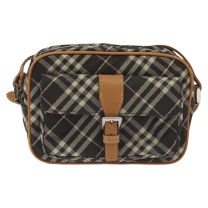Burberry Nova Check Blue Label Nylon, BROWN, NYLON, Travel bag