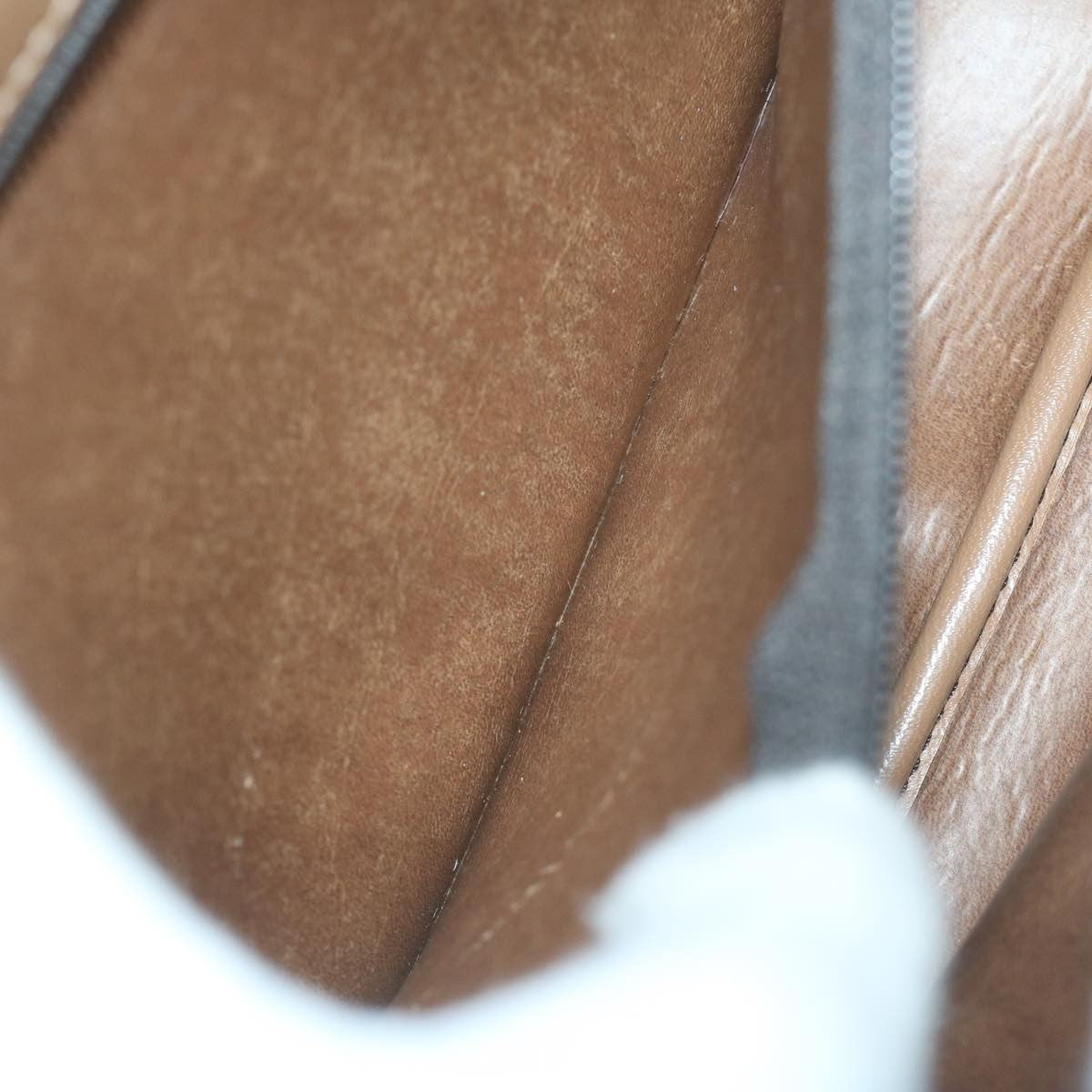 Christian Dior Vintage Honeycomb Flap Crossbody Bag Canvas and Leather, BLACK, CANVAS, Crossbody bag