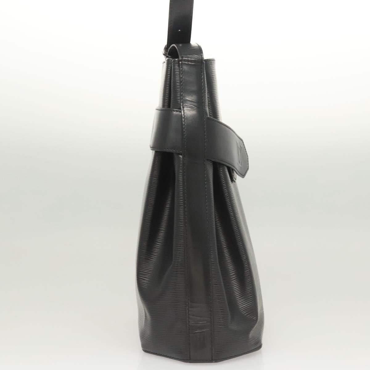 Louis Vuitton Vintage Sac d'Epaule Handbag Epi Leather, BLACK, LEATHER, Handbag