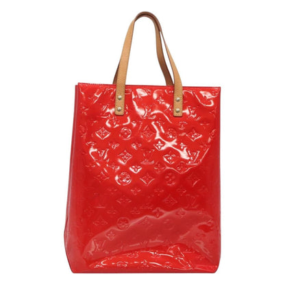 Louis Vuitton Reade Handbag Monogram Vernis, RED, PATENT_LEATHER, Handbag
