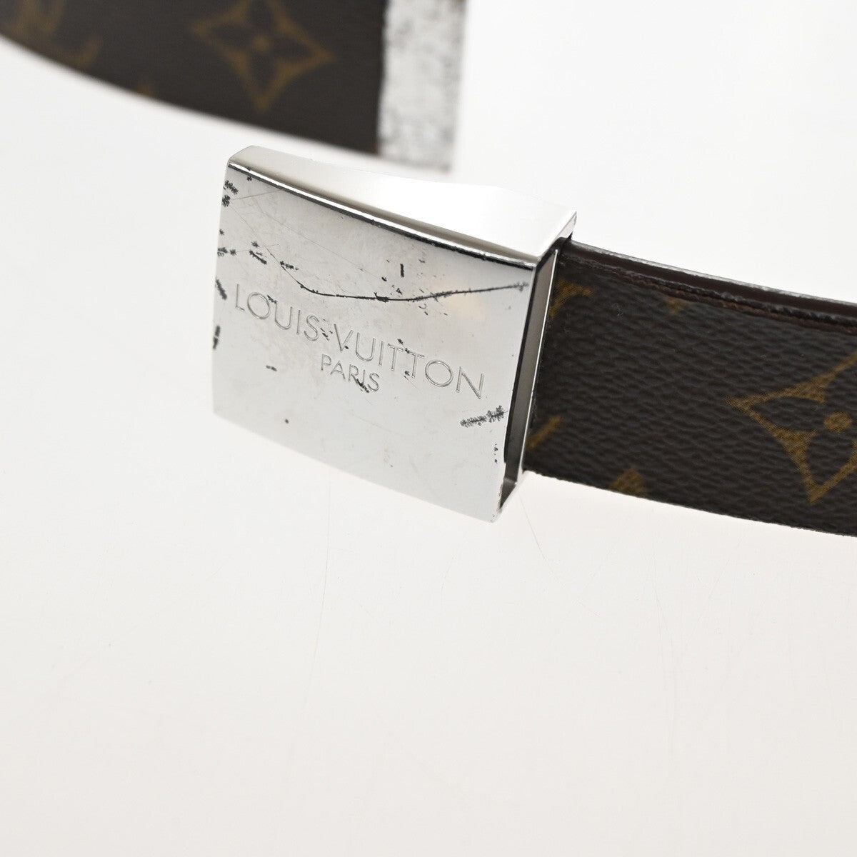 Louis Vuitton Ceinture Carre Belt Monogram Canvas, BROWN, CANVAS, Belts