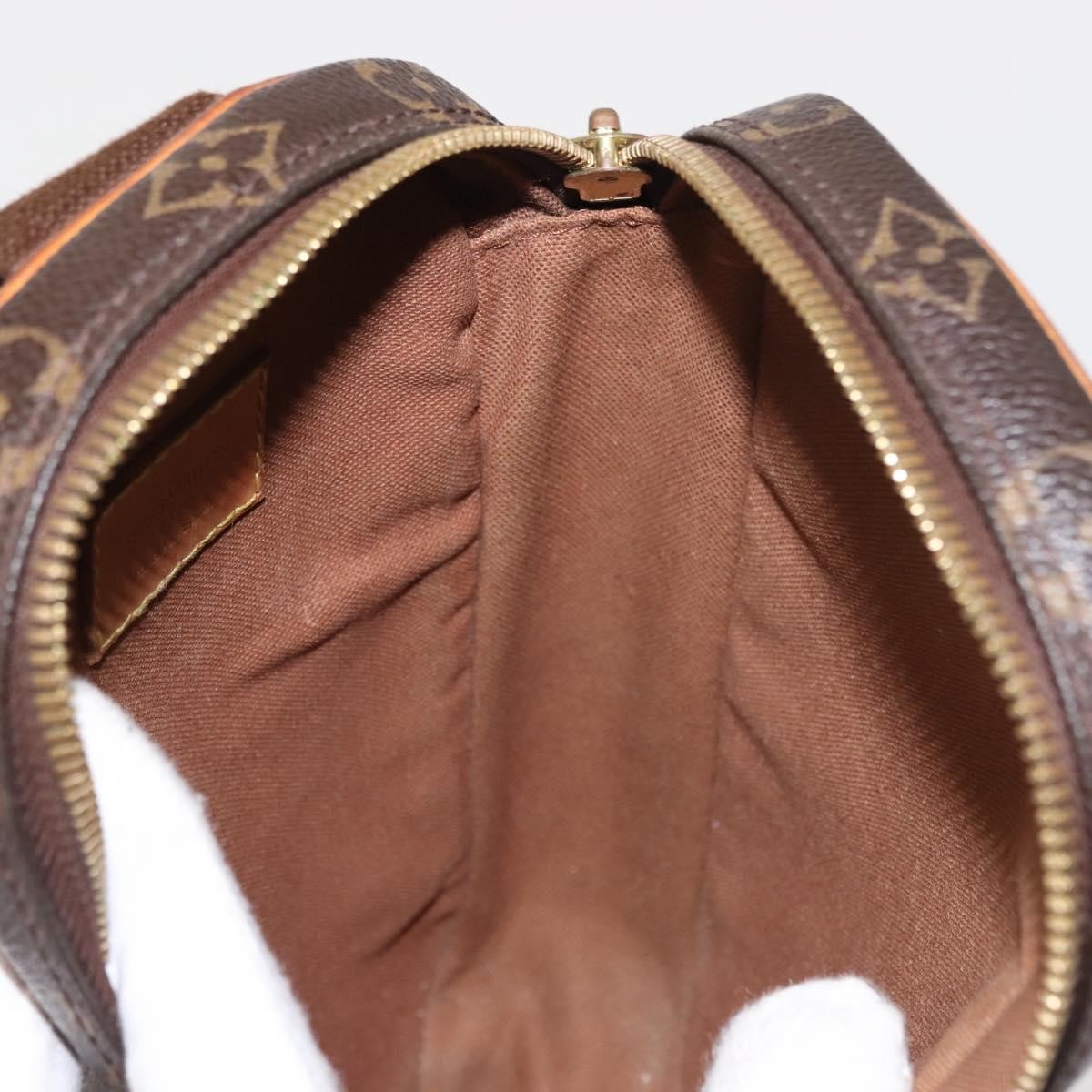 Louis Vuitton Pochette Gange Monogram Canvas, BROWN, CANVAS, Shoulder bag