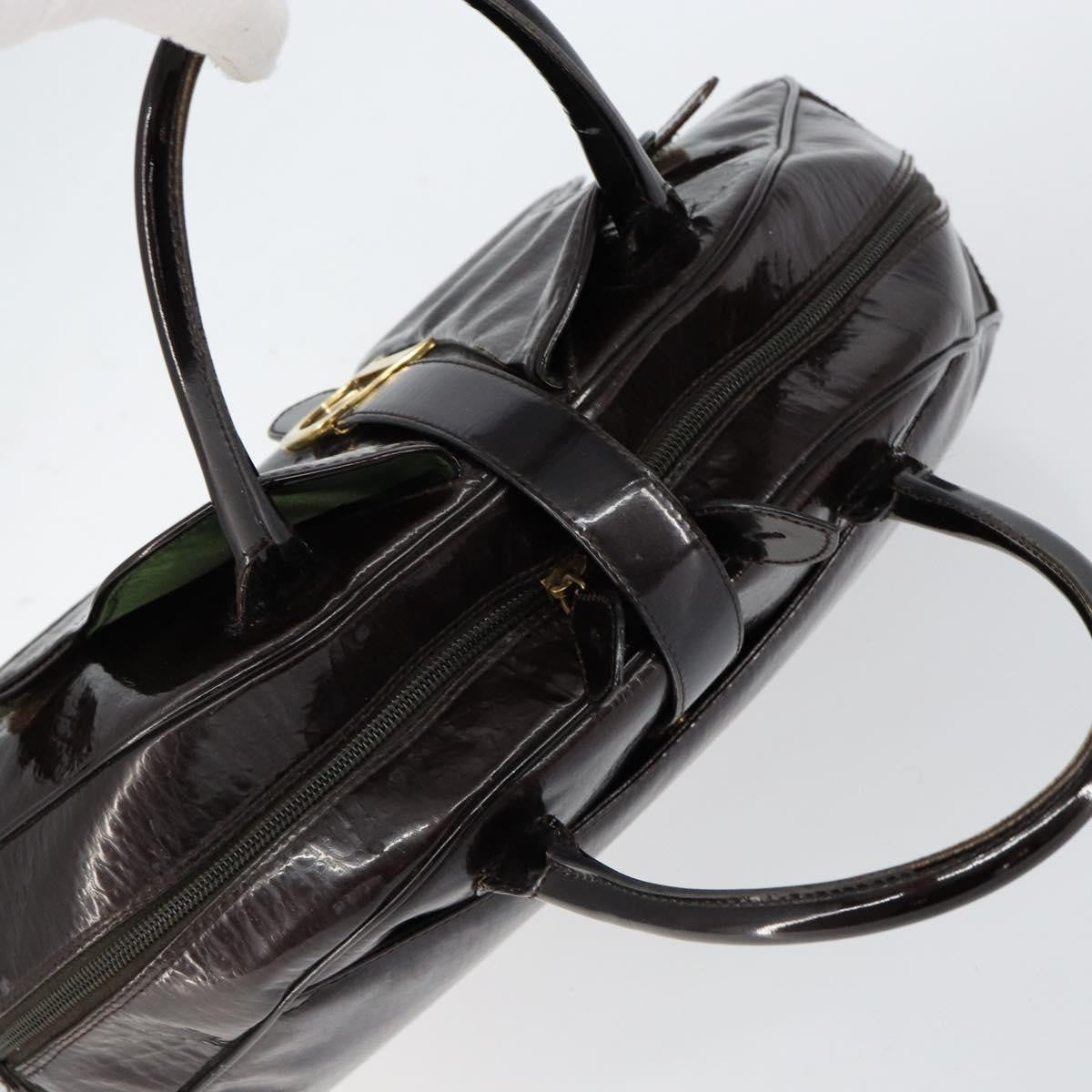 Christian Dior Vintage Saddle Bowler Bag Trotter Canvas, BROWN, CANVAS, Handbag