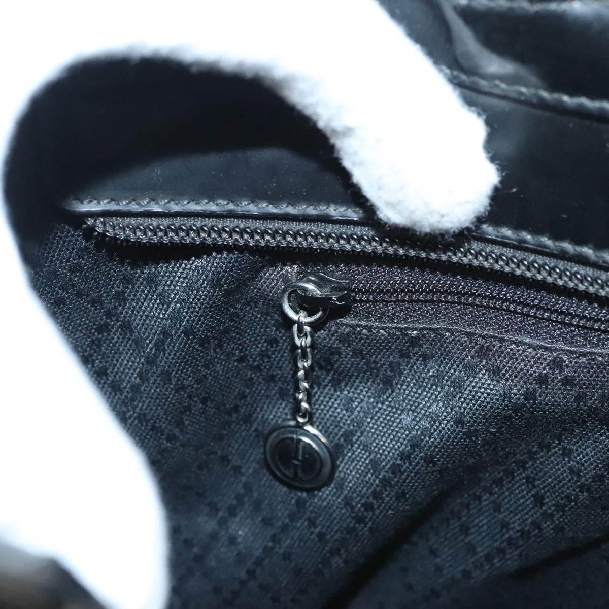 Gucci Vintage Bamboo Handle Tote Nylon, BLACK, NYLON, Tote bag