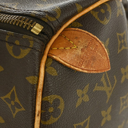 Louis Vuitton Keepall Bag Monogram Canvas, BROWN, CANVAS, Travel bag