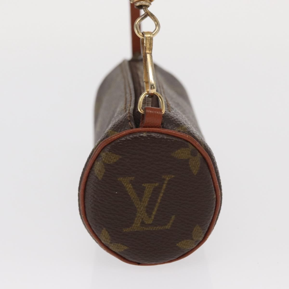 Louis Vuitton Papillon Pochette Monogram Canvas, BROWN, CANVAS, Clutche & pouche