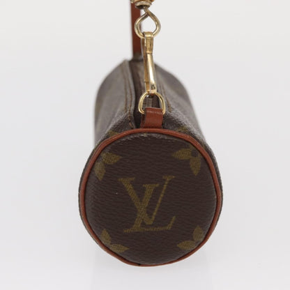 Louis Vuitton Papillon Pochette Monogram Canvas, BROWN, CANVAS, Clutche & pouche