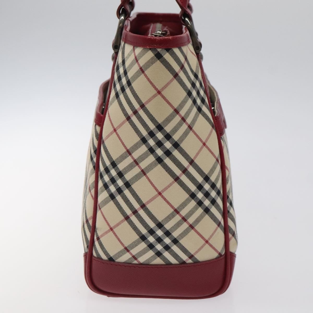 Burberry Nova Check Tote Leather, BEIGE, CANVAS, Tote bag