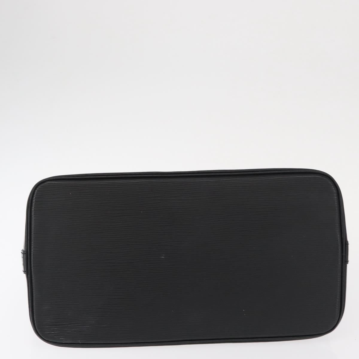 Louis Vuitton Alma Handbag Epi Leather, BLACK, LEATHER, Handbag