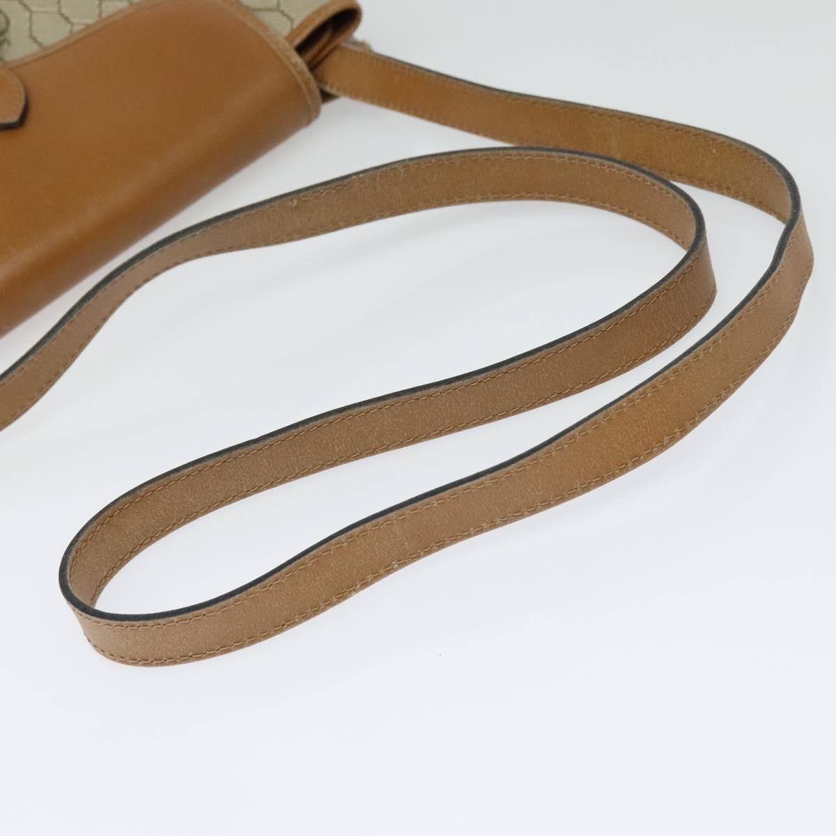 Christian Dior Vintage Honeycomb Shoulder Bag Canvas and Leather, BEIGE, CANVAS, Shoulder bag