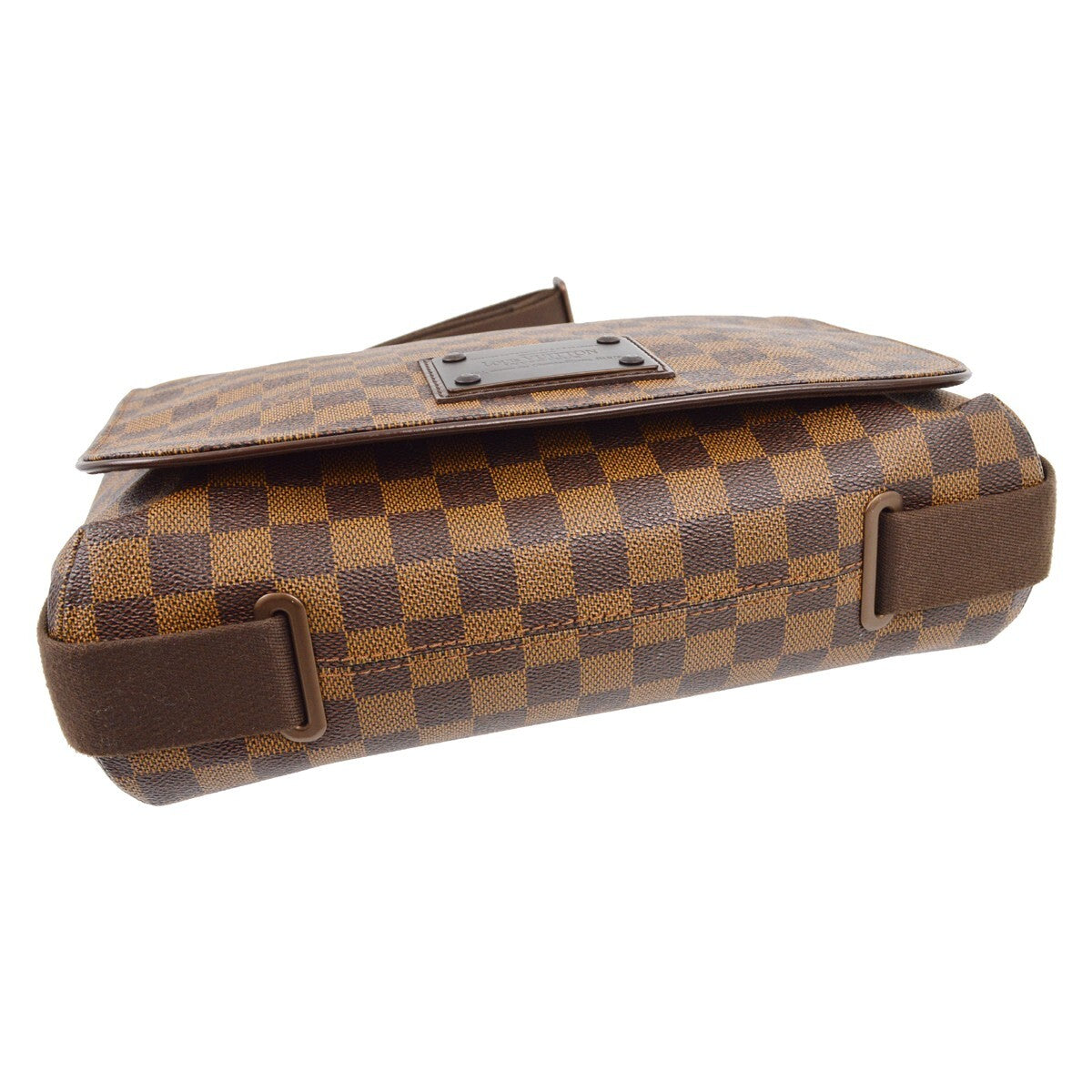 Louis Vuitton Brooklyn Handbag Damier, BROWN, CANVAS, Shoulder bag
