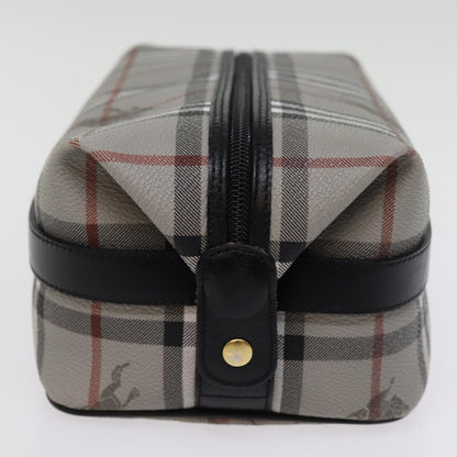 Burberry Nova check Pochette Canvas, GRAY, CANVAS, Clutche & pouche