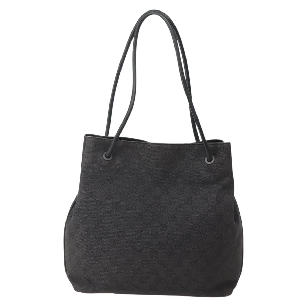 Gucci GG Canvas Bag Canvas, BLACK, CANVAS, Tote bag