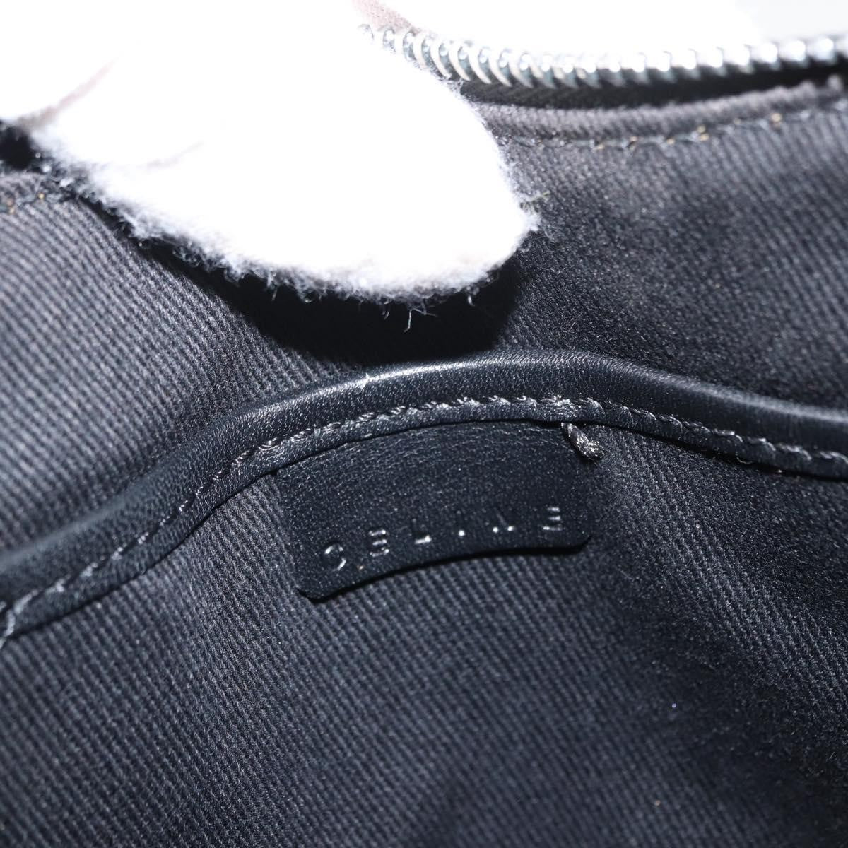 Celine Ava Bag Macadam canvas, BLACK, CANVAS, Handbag