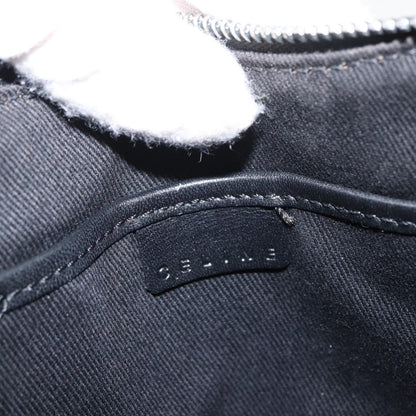 Celine Ava Bag Macadam canvas, BLACK, CANVAS, Handbag