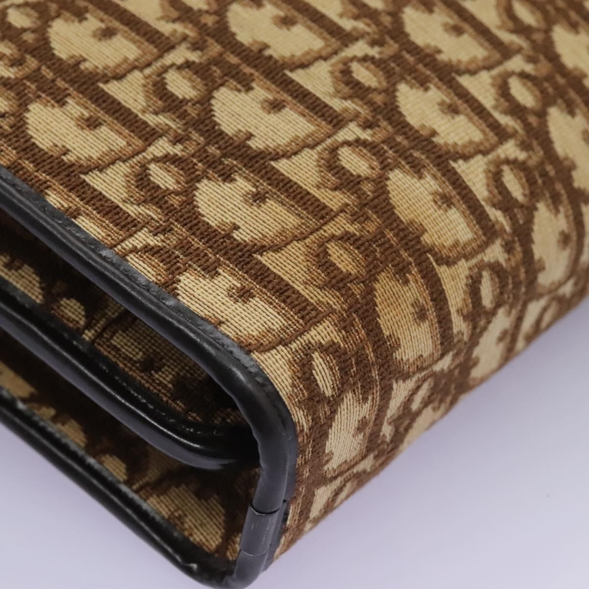 Christian Dior Trotter Canvas, BROWN, CANVAS, Handbag