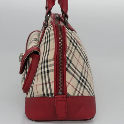 Burberry Nova Check Handbag Nova Check Canvas and leather, BEIGE, CANVAS, Handbag