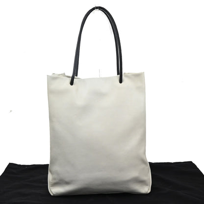 Chanel Essential 31 Rue Cambon Shopping Tote Leather, WHITE, LEATHER, Tote bag