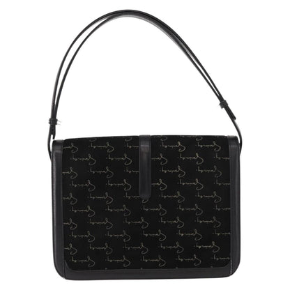 Givenchy Vintage 4G shoulder bag Suede, BLACK, SUEDE, Shoulder bag