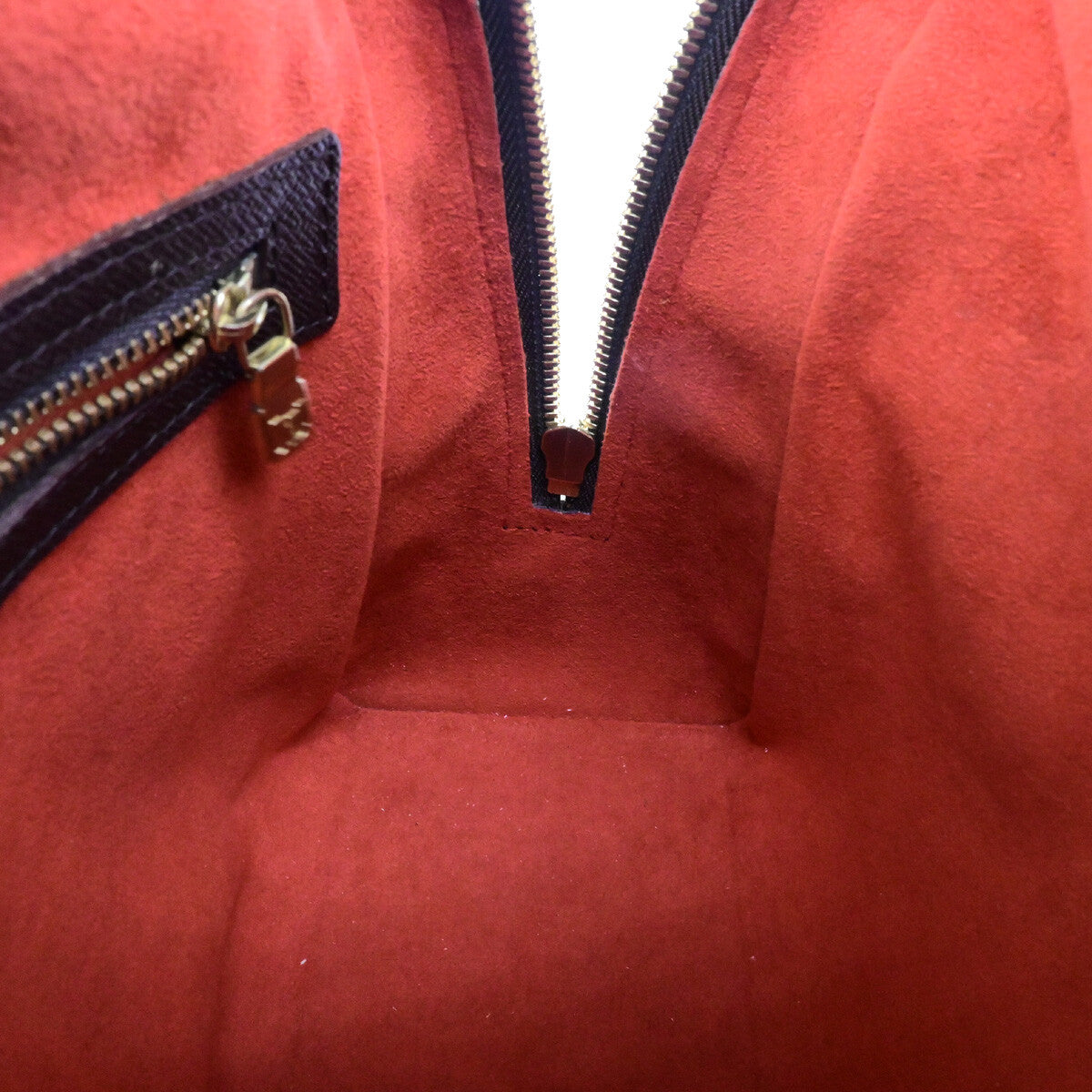 Louis Vuitton Brera Handbag Damier, BROWN, CANVAS, Handbag