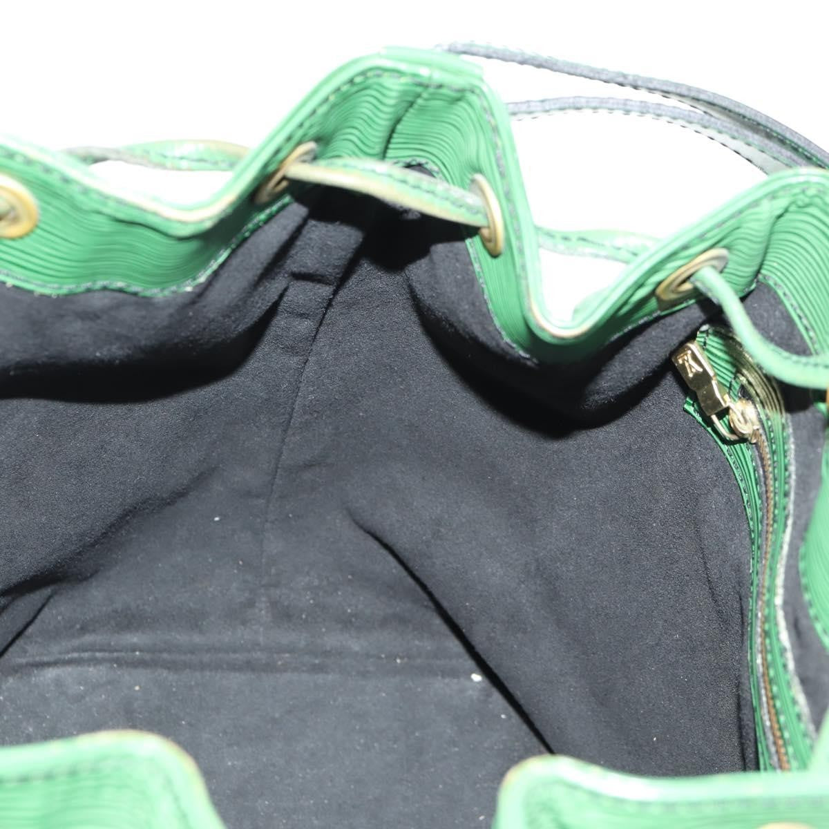 Louis Vuitton Petit Noe Handbag Epi Leather, GREEN, LEATHER, Shoulder bag
