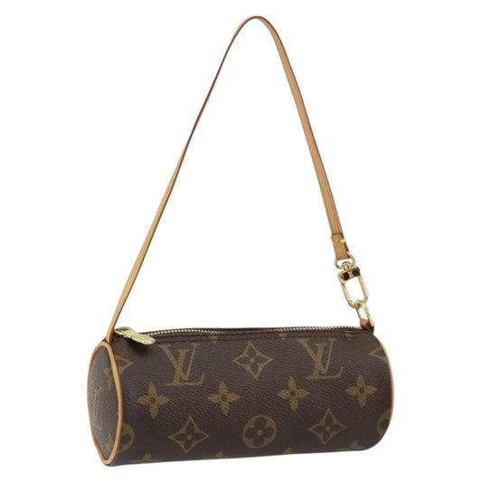 Louis Vuitton Papillon Pochette Monogram Canvas, BROWN, CANVAS, Clutche & pouche