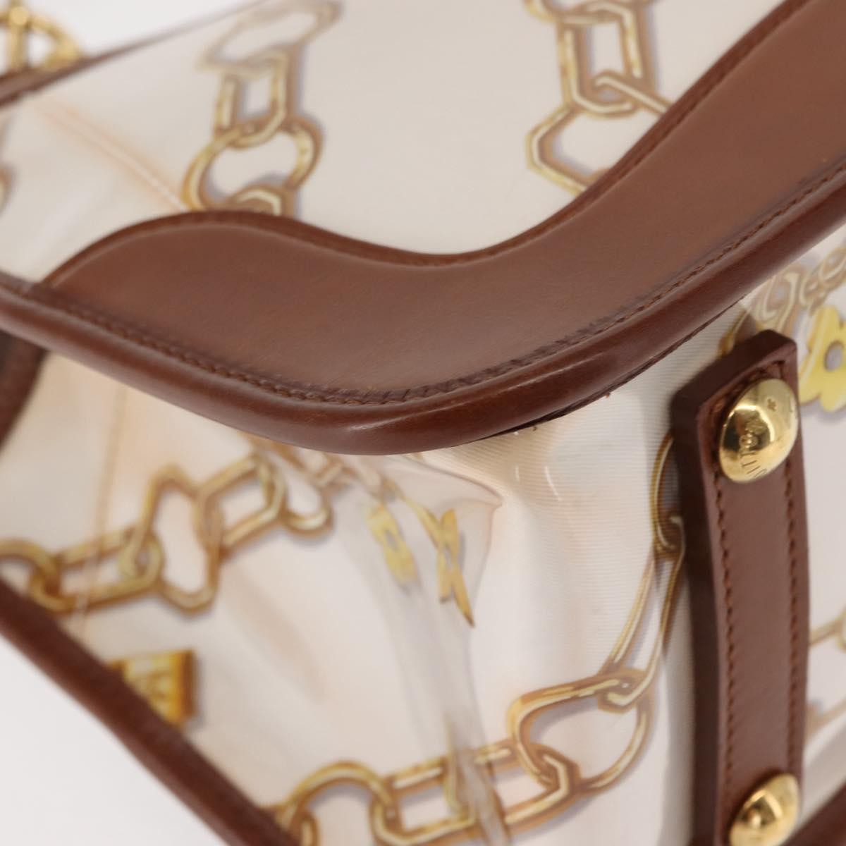 Louis Vuitton Charms Cabas PVC Over Printed Silk, BROWN, CANVAS, Handbag