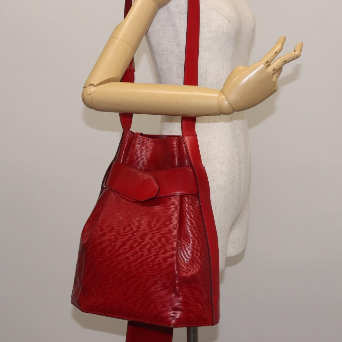 Louis Vuitton Vintage Sac d'Epaule Handbag Epi Leather, RED, LEATHER, Shoulder bag
