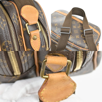 Louis Vuitton Reporter Bag Monogram Canvas, BROWN, CANVAS, Crossbody bag