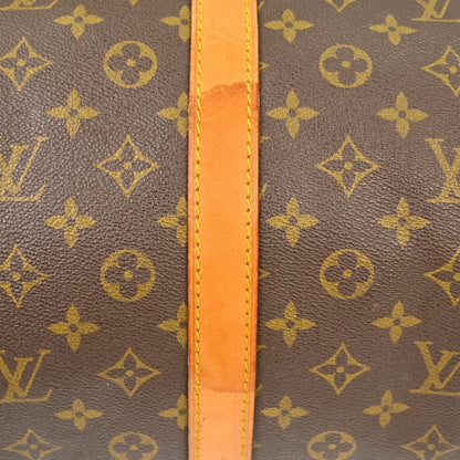 Louis Vuitton Keepall Bandouliere Bag Monogram Canvas, Brown, Canvas, Travel Bag