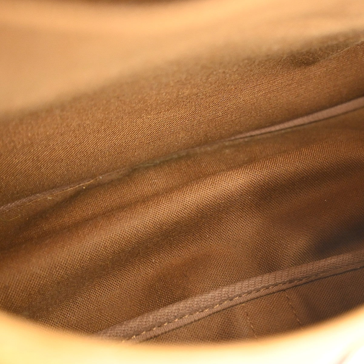 Louis Vuitton Saumur Handbag Monogram Canvas, BROWN, CANVAS, Shoulder bag