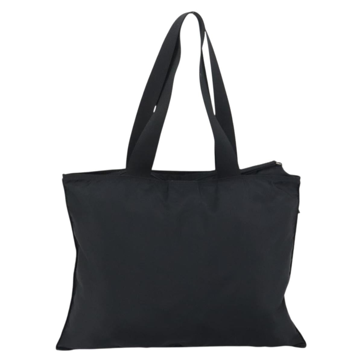 Prada Vintage Tote Tessuto, BLACK, NYLON, Tote bag
