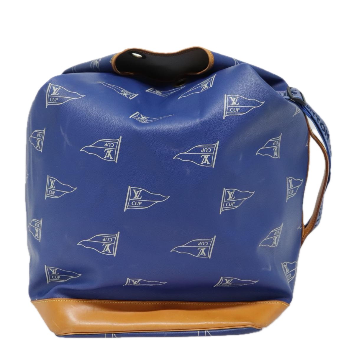 Louis Vuitton Cup Sac Marin Bandouliere Bag Coated Canvas, BLUE, PVC, Shoulder bag