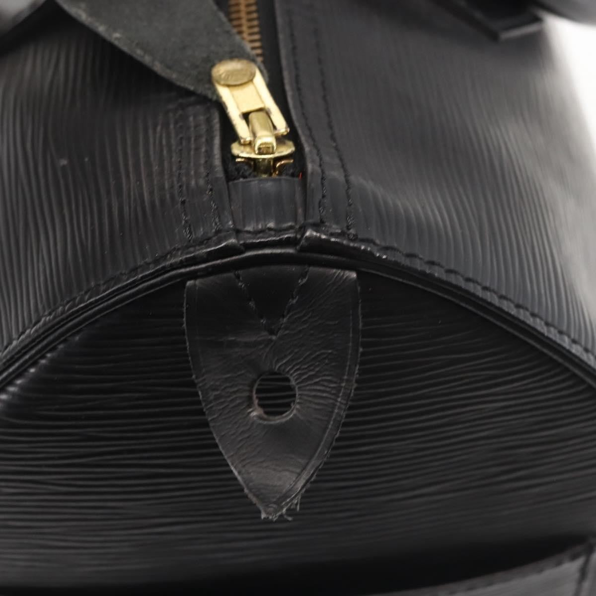 Louis Vuitton Speedy Handbag Epi Leather, BLACK, LEATHER, Handbag