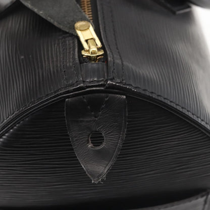 Louis Vuitton Speedy Handbag Epi Leather, BLACK, LEATHER, Handbag
