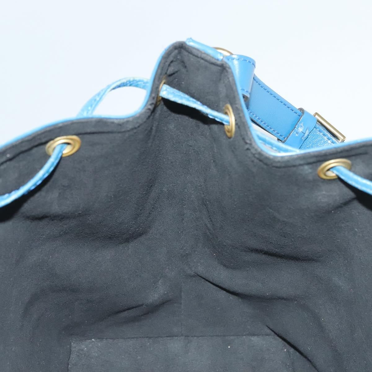 Louis Vuitton Petit Noe Handbag Epi Leather, BLUE, LEATHER, Handbag