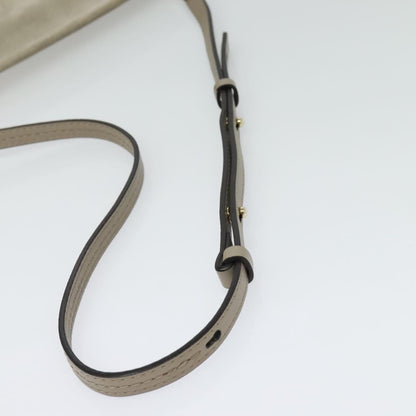 Chloe Faye Shoulder Bag Leather and Suede, GRAY, SUEDE, Shoulder bag