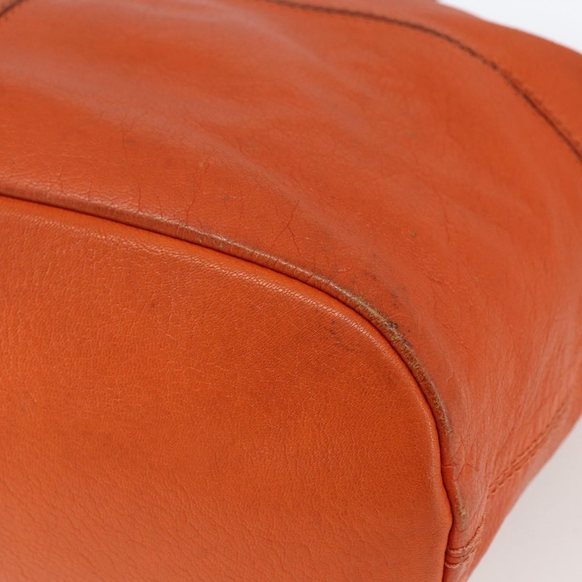 Givenchy Nightingale Satchel Leather, ORANGE, LEATHER, Handbag