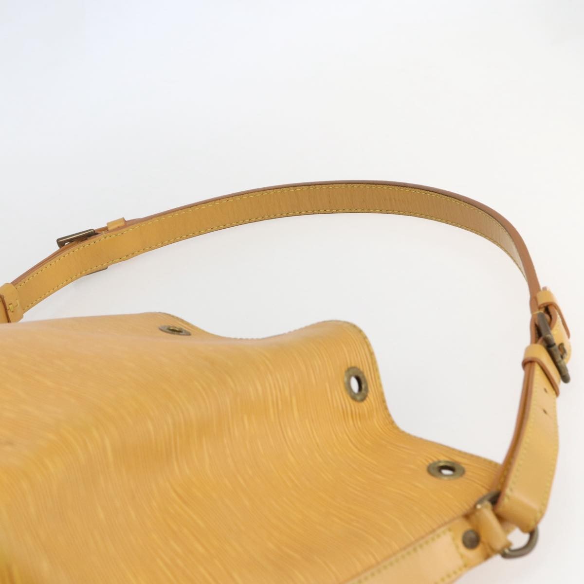 Louis Vuitton Petit Noe Handbag Epi Leather, YELLOW, LEATHER, Shoulder bag