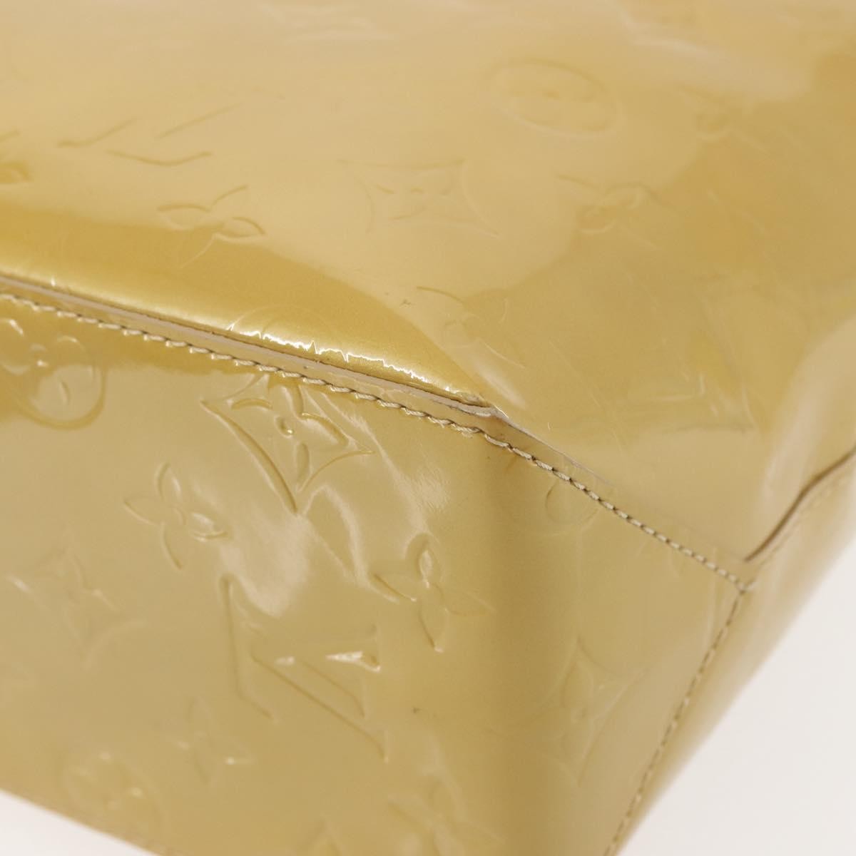 Louis Vuitton Reade Handbag Monogram Vernis, BEIGE, PATENT_LEATHER, Handbag