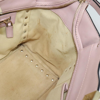 Valentino Garavani Rockstud Tote Rigid Leather, PINK, LEATHER, Tote bag