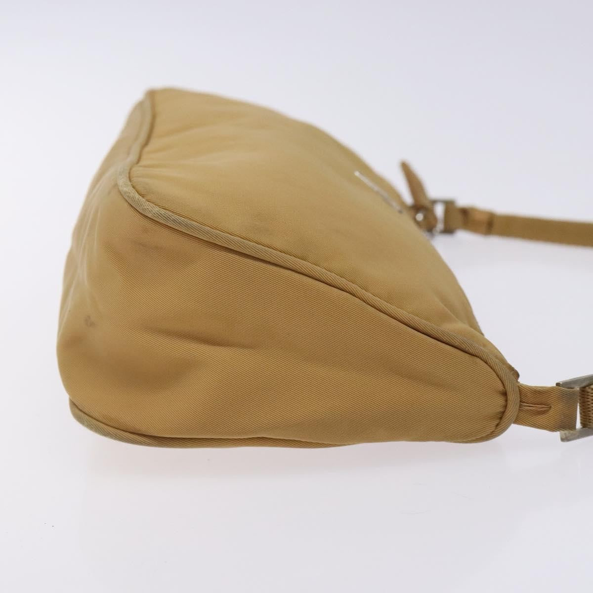 Prada Pochette Shoulder Bag Tessuto, BEIGE, NYLON, Clutche & pouche