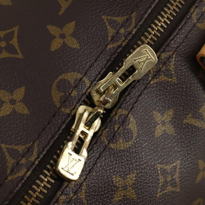Louis Vuitton Keepall Bag Monogram Canvas, BROWN, CANVAS, Travel bag