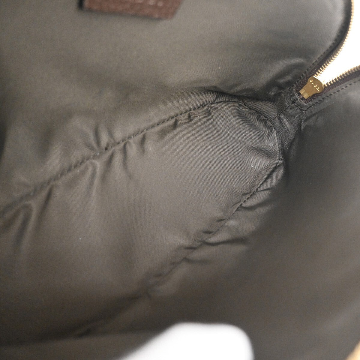 Gucci Ophidia Cosmetic Pouch GG Coated Canvas, BROWN, CANVAS, Toiletry Case