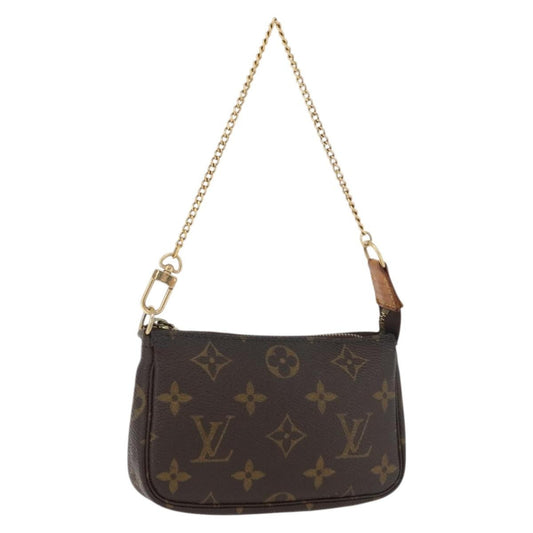 Louis Vuitton Pochette Accessoires Monogram Canvas, Brown, Canvas, Clutch