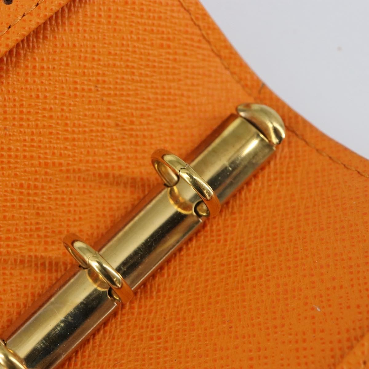 Louis Vuitton Agenda Cover Epi Leather, ORANGE, LEATHER, Wallets