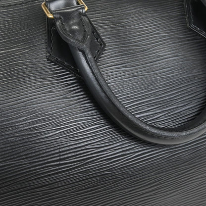 Louis Vuitton Speedy Handbag Epi Leather, BLACK, LEATHER, Handbag
