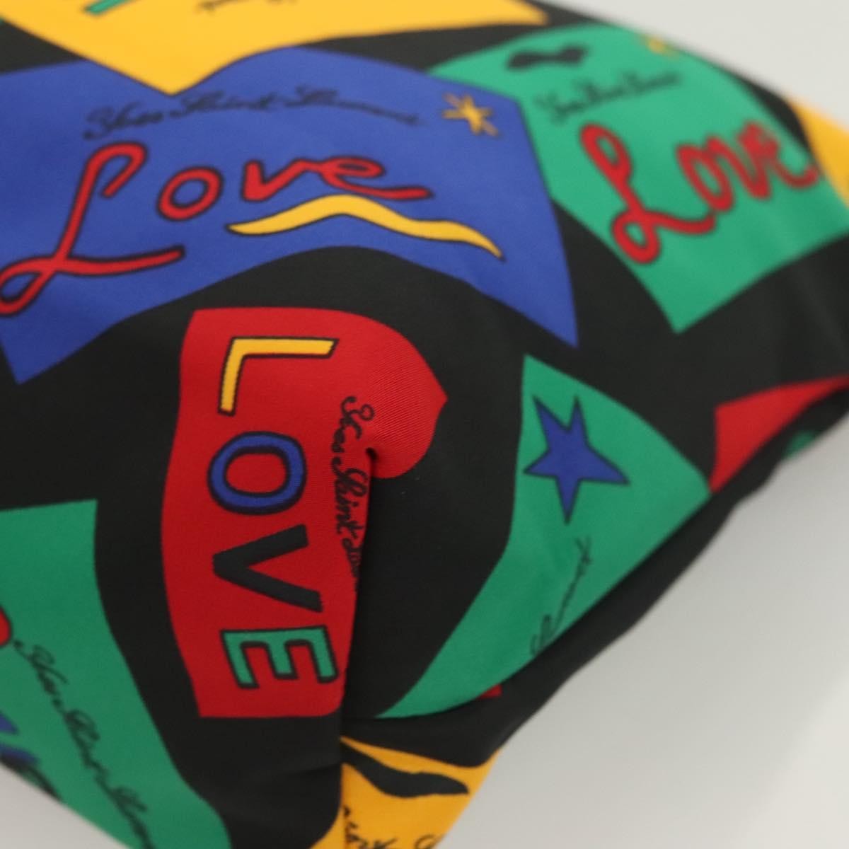 Saint Laurent Zipped Pouch Printed Python, MULTICOLOUR, NYLON, Clutche & pouche