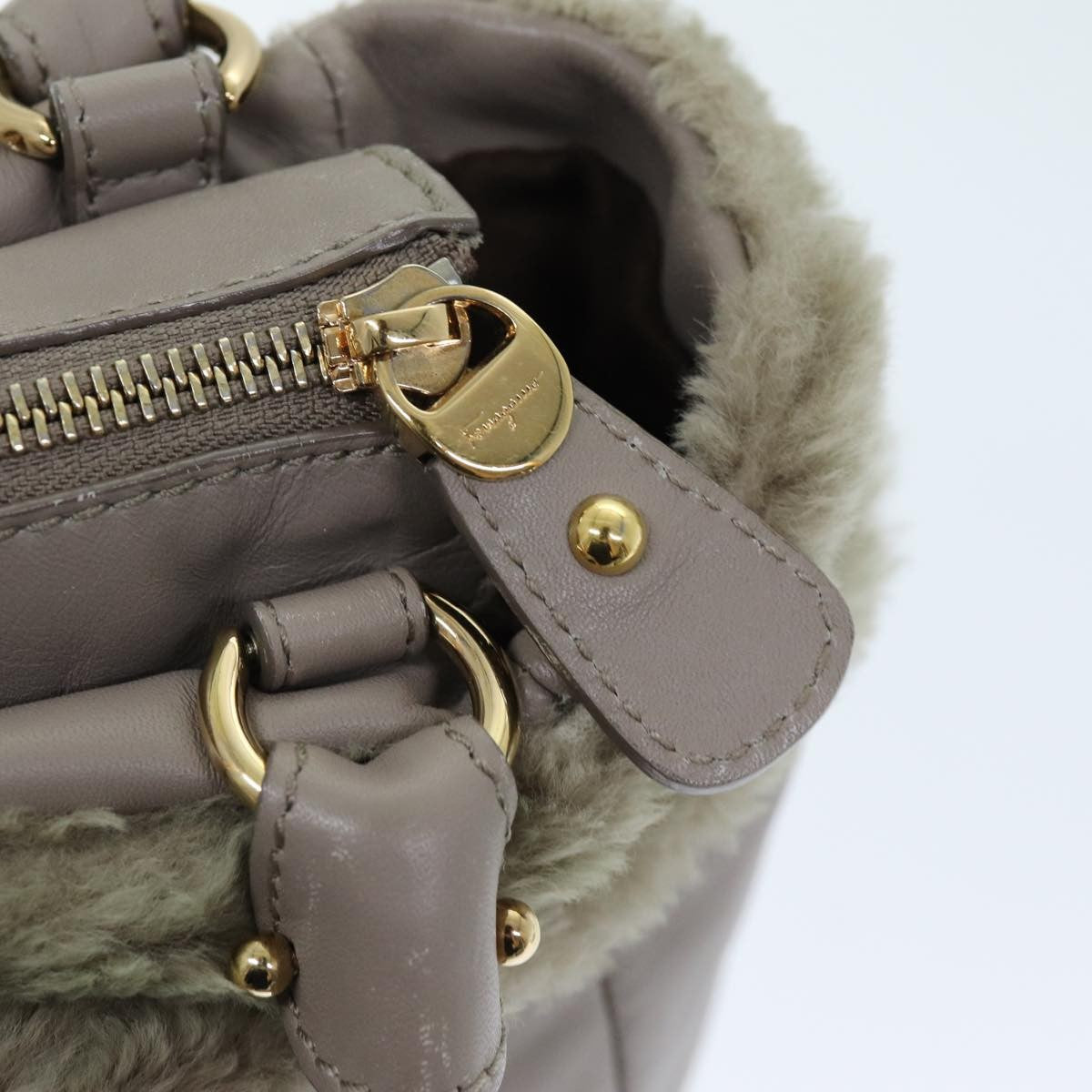 Salvatore Ferragamo Vala Handbag Leather, PINK, LEATHER, Handbag